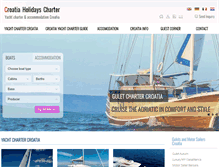 Tablet Screenshot of croatia-holidays-charter.com